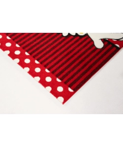 TAPPETO "MINNIE PREMIUM" ROSSO, 190X133 CM
